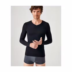 Tee-shirt DAMART Manches longues - Chaleur 3 - Noir 38986 - - Produit expédié depuis notre plateforme située à Rodez en Aveyr ...