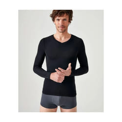 Sans Marque - Tee-shirt damart Manches longues - Chaleur 3 - Noir - t.m - 38986