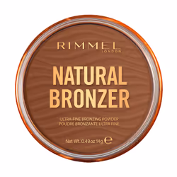 Rimmel Natural Bronzer, 14 g, Sundown, Poudre, Visage, Palette, Peau normale