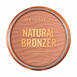 Rimmel Natural Bronzer, 14 g, Sunlight, Poudre, Visage, Palette, Peau normale
