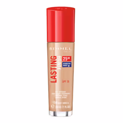 Rimmel Fond de Teint Avec Sérum Confort Lasting Finish 25hr, 150 Rose Vanilla, 30ml, Flacon pompe, Liquide, Tous types de pea ...