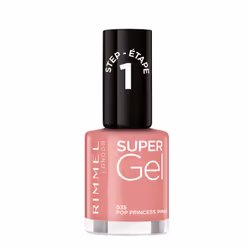Rimmel Super Gel, 12 ml, Rose, Pop Princess Pink, Coloration, Gloss, Bouteille