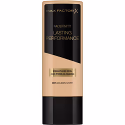 Du café matinal jusqu’à la soirée entre amis, le fond de teint liquide longue tenue Max Factor Lasting Performance se marie p ...