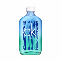 Calvin Klein CK One Summer, Unisexe, 100 ml, Flacon non réutilisable, Pamplemousse, Citron, Eucalyptus, Rhubarbe, Melon d'eau ...