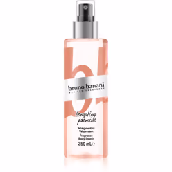 Attisez vos sens ! Le spray corporel pour femmes Bruno Banani Magnetic Woman est un cocktail d’ingrédients olfactifs trè ...