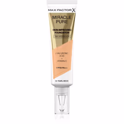 Une seule goutte suffit pour obtenir un fini impeccable et lumineux. Le fond de teint Max Factor Miracle Pure Skin-Improving ...
