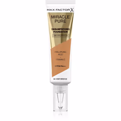 Une seule goutte suffit pour obtenir un fini impeccable et lumineux. Le fond de teint Max Factor Miracle Pure Skin-Improving ...