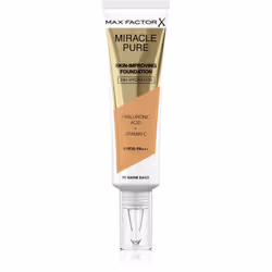 Une seule goutte suffit pour obtenir un fini impeccable et lumineux. Le fond de teint Max Factor Miracle Pure Skin-Improving  ...
