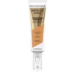 Une seule goutte suffit pour obtenir un fini impeccable et lumineux. Le fond de teint Max Factor Miracle Pure Skin-Improving  ...