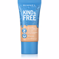 Pour un effet bonne mine immédiat. Le fond de teint hydratant Rimmel Kind & FreeTM Moisturising Skin Tint Foundation perm ...