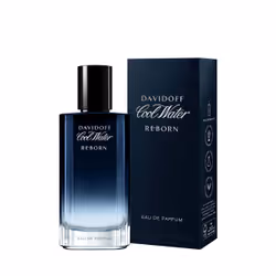 Davidoff Cool Water Reborn, Hommes, 50 ml, Flacon non réutilisable, Galbanum, Cèdre, Vétiver