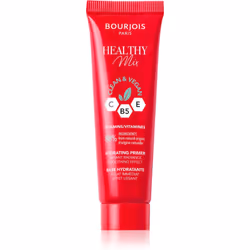 Prolongez l'aspect impeccable et lumineux de votre maquillage le plus longtemps possible. La base de teint hydratante Bourjoi ...