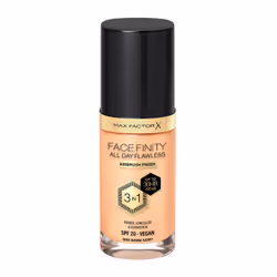 Max Factor Facefinity All Day Flawless 3 in 1, Flacon pompe, Crème, Anti-poches, Anti-imperfections, Anti-rougeurs, À chaleur ...