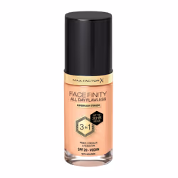 Max Factor Facefinity All Day Flawless 3 in 1, Flacon pompe, Crème, Anti-rougeurs, Anti-poches, Anti-imperfections, Or, Or, O ...