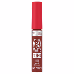 Rimmel Lasting Mega Matte, Rosier, Ruby Passion, 1 couleurs, Coloration, Hydratant, Adoucissant, Femmes, Mat