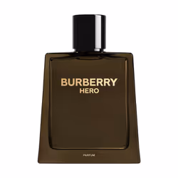 Burberry Hero Parfum, Hommes, 150 ml, Flacon rechargeable, Cypriol, Amyris (huile), Cèdre