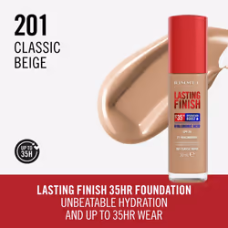 Rimmel Lasting Finish Hydration Boost 35H 30ml 201 Classic Beige - Vue supplémentaire 4