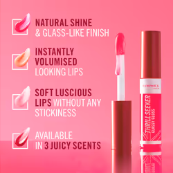 Rimmel Thrill Seeker Glassy Gloss brillant à lèvres 150 Pink Candy - Vue supplémentaire 5
