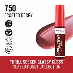 Rimmel Thrill Seeker Glassy Gloss brillant à lèvres 750 Frosted Berry - Vue supplémentaire 3