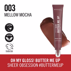 Rimmel Oh My Gloss! Butter Me Up brillant à lèvres 003 Mellow Mocha - Vue supplémentaire 3