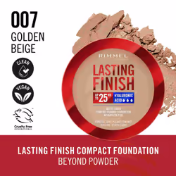 Rimmel Lasting Finish 7 g Boîtier compact Poudre 007 Golden Beige - Vue supplémentaire 5