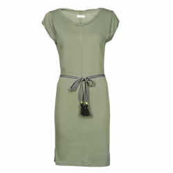 Robe courte ceinturée en coton TIME