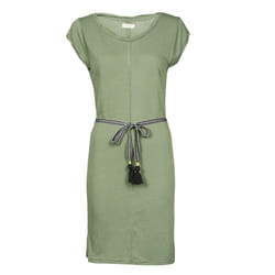 Robe courte ceinturée en coton TIME
