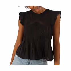 Blouse sans manches à volants ILDYA