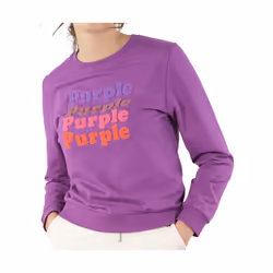 Sweat à écriture PURPLE