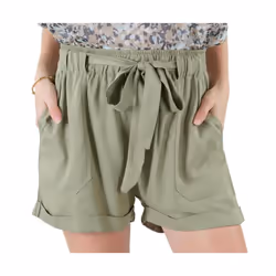 Short fluide avec poches plaquées MERIDA