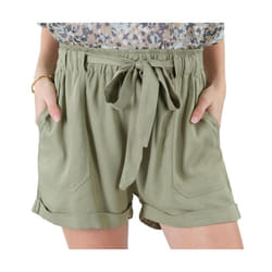 Short fluide avec poches plaquées MERIDA