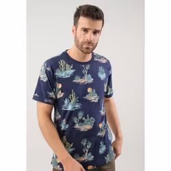 T shirt à motifs tropicaux MERIDAN