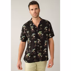 Chemise à motifs exotiques CABANA