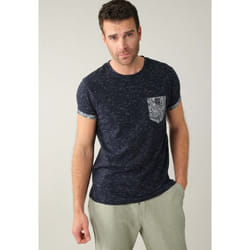 T-shirt en coton et col rond SHAMAR