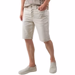 Bermuda en maille denim à coupe slim BART