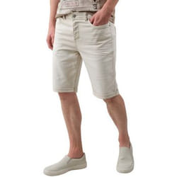 Bermuda en maille denim à coupe slim BART