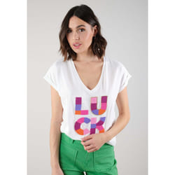 T-shirt bohème en coton LUCKY