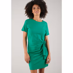 Robe courte col rond KNOTY