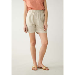Short en lin taille élastiquée LEVNA