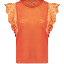 T-shirt en jersey effet lin AZIA