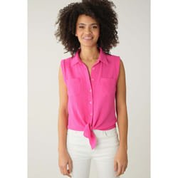 Chemise à manches courtes à revers MARTINE