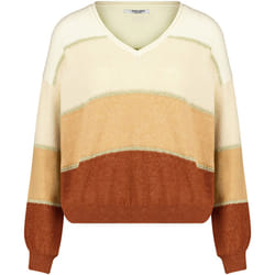 Pull femme à rayures en jersey lurex LODINA