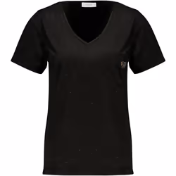 T-shirt col V avec détail coeur KELLIE