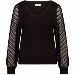 Pull à manches longues transparentes SIJADE