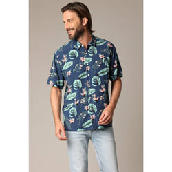 Chemise homme tropicale et décontractée en viscose SAHEL