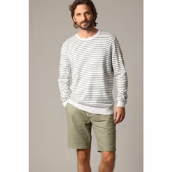 Pull homme viscose en maille rayée MALO