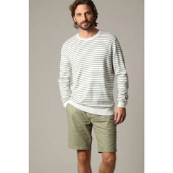 Pull homme viscose en maille rayée MALO