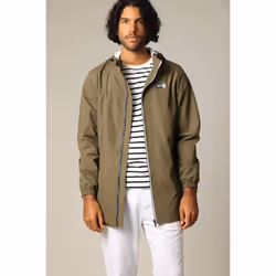 Blouson en toile enduite avec capuche doublée et manches longues VINZ