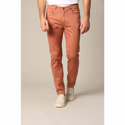 Pantalon en micro twill avec braguette à fermeture à glissière BEMBE