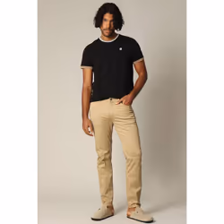 Pantalon en micro twill avec braguette à fermeture à glissière BEMBE